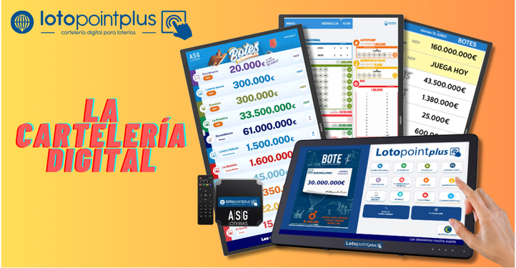 Cartelería Digital ASG LotoPointPlus